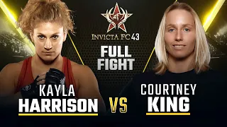 FULL FIGHT | Kayla Harrison vs Courtney King | Invicta FC 43