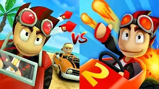 Beach Buggy Racing Vs Beach Buggy Racing 2 | Graphics & Gameplay Comparison