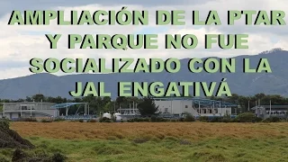 Ampliación PTAR SALITRE  y Parque no fué socializado con Jal Engativá