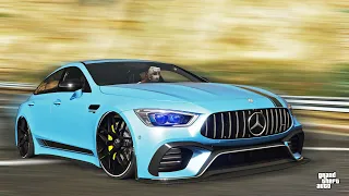 Mercedes AMG GT 63 S GTA 5 Online | Review & Customization |  Brutal Car Sound! REAL CAR MOD