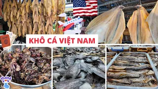 Cô Chú Việt Kiều Mỹ Về Vũng Tàu Chơi 6 Tháng Mua 60 KG Khô Cá Chợ Bình Điền & Khô Cá Campuchia Tư Xê
