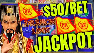 Jackpot! Golden Century Dragon link slot machine up to $50 spins high limit in las vegas
