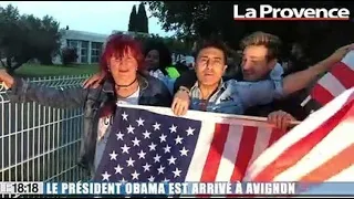 Avignon : Barack Obama est bien arrivé dans le Vaucluse