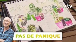 Pas de panique / 2 ans après : verticalité et couleurs pour la terrasse - Silence, ça pousse !