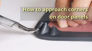 How to Upholster Corners on Door-Panels - Upholstery basics for beginners