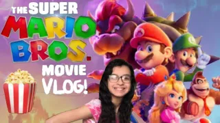 The Super Mario Bros Movie Vlog at the AMC MOVIE THEATER!!!🍿🤩