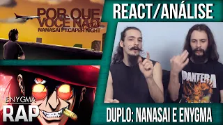 [REACT/ANÁLISE] @Enygma. E @IndieSpaceMusic: RAP DO ALUCARD + POR QUE VOCÊ NÃO VOLTA