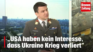 Angst vor Trump: „USA haben kein Interesse, dass Ukraine Krieg verliert“ | krone.tv NACHGEFRAGT