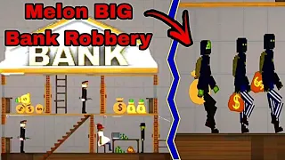 Bank robbery İn melon playground (ограбить банк - melon playground)#melon #melonmod #melonplaygroud