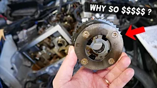 WHY IT COSTS SO MUCH TO REPLACE VVT VARIABLE TIMING CAMSHAFT GEAR SPROCKET