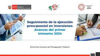 Seguimiento de la ejecución presupuestal en inversiones: Avances del primer trimestre 2024