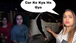 Yeh kya ho gya car ko 🤪 @SakshiLehri  @ShikhaLehri | Amritsar vlog