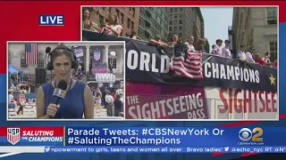 USWNT World Cup Parade Approaches City Hall