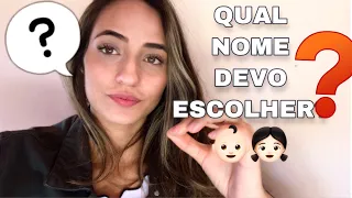 ESCOLHENDO O NOME DO MEU BEBÊ