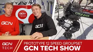 Spotted! NEW Prototype 12 Speed Electronic Groupset | GCN Tech Show Ep. 35