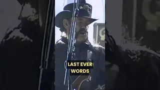 Lemmy’s FINAL WORDS from the stage #shorts #motörhead #heavymetal