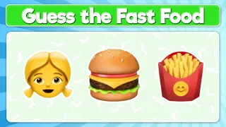 Guess the Fast Food Restaurant by the Emojis 🍔 🍟 🍕 !!