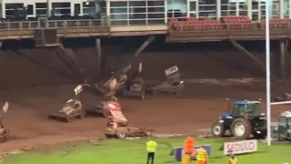 BriSCA F1 Stockcars - 515 Wainman Vs 84 Harris Followins Part 2 - Bradford Grand National