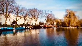 REGENT’S CANAL LONDON - WALK FROM KINGS CROSS TO CAMDEN TOWN - BEAUTIFUL BOATS - October 2021🛥🚤