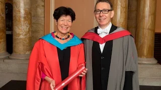 Helga Nowotny receives Honorary Degree from The University of Edinburgh, Graduation 2016