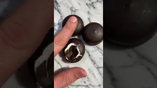 Chocolate covered marshmallow ASMR  😍  😍  #satisfying #shorts