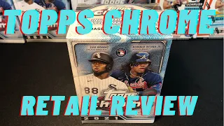 Big Rookie Refractor! 2021 Topps Chrome Blaster Retail Review