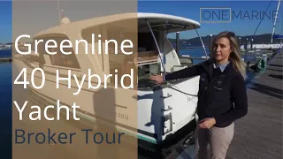 Greenline 40 Hybrid Eco Yacht Tour | For Sale at €350,000 | One Marine Portugal Yacht Brokers