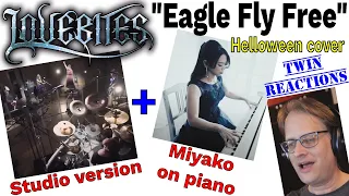 Lovebites - Eagle Fly Free (Helloween cover) - in studio AND Miyako on piano - reaction