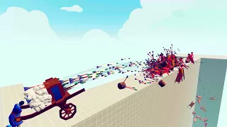 CRAZY GOD HWACHA vs 100x EVERY FARMER UNITS - Totally Accurate Battle Simulator TABS
