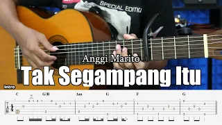 Tak Segampang Itu - Anggi Marito - Fingerstyle Guitar Tutorial + TAB & Lyrics