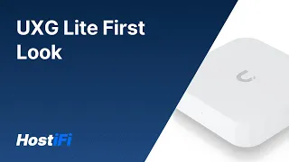 Ubiquiti UXG Lite First Look