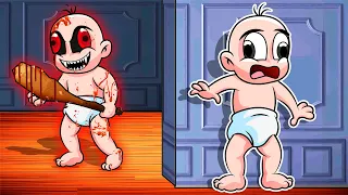 ¡LA VENGANZA DE BEBE NOOB.EXE! 😭😱 BEBE NOOB ESCAPA DEL EXE en MINECRAFT