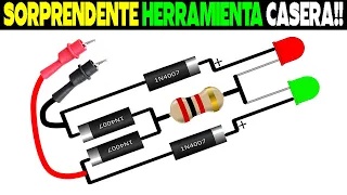 Amazing HOMEMADE Tool with Rectifier Diodes, RESISTORS and LED diodes