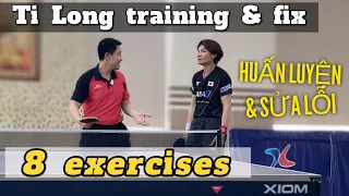 Ti Long trains Germans with 8 exercises and corrects techniques | Personal training