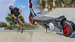 WALMART ELECTRIC SCOOTER TRICKS AT SKATEPARK!