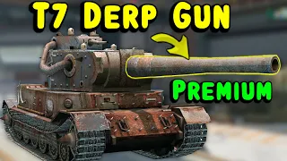 OMG! Tier 7 DERP GUN 4000 Damage TANKENSTEIN World of Tanks Blitz WOTB