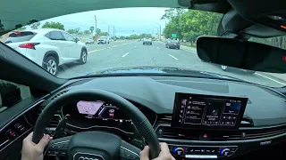 Paddles only drive in my Stage 2 Audi S5 SB