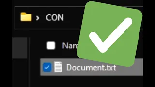 CON is allowed in Windows 11.