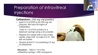 AIOC2022 IC426 Topic DR  ASHISH JAIN Intravitreal antibiotics   When and what