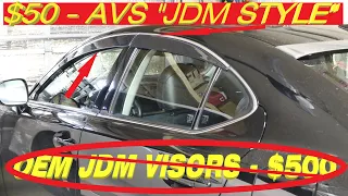 Lexus 2IS OEM Style AVS Window Visors Review (2006-2013 Lexus IS250/IS350/IS-F)