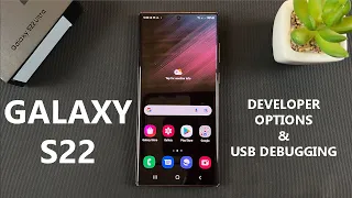 Samsung Galaxy S22 S22+ and S22 Ultra - How To Enable Developer Options and USB Debugging