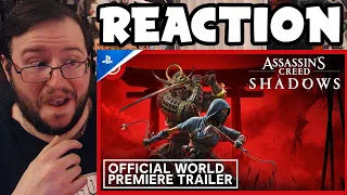 Gor's "Assassin's Creed Shadows Cinematic World Premiere Trailer" REACTION (AC JAPAN IS HERE!!!)