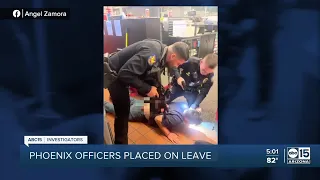 Phoenix officers placed on leave after video showing aggressive arrest