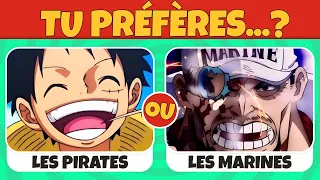 Tu préfères...? Édition One Piece 🏴‍☠️🤔 🍖