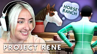 the sims shared footage of THE SIMS 5 *and* HORSE RANCH!!