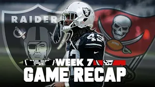 Raiders vs Buccaneers: Week 7 Game Recap