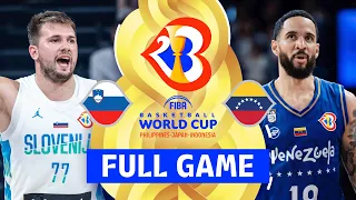 Slovenia v Venezuela | Full Basketball Game | FIBA Basketball World Cup 2023