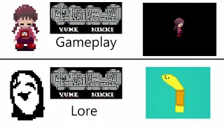 Yume Nikki Gameplay vs Lore