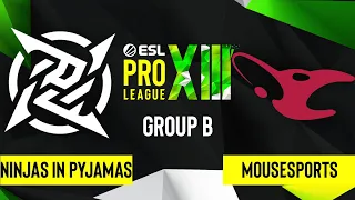 CS:GO - Ninjas In Pyjamas vs. mousesports [Mirage] Map 3 - ESL Pro League Season 13 - Group B