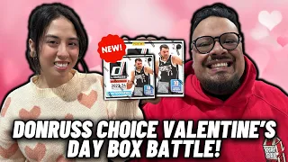 NEW RELEASE! OPENING UP TWO 2023/24 PANINI DONRUSS BASKETBALL CHOICE BOXES! BOX BATTLE VS THE WIFE!